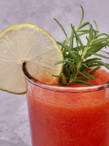Watermelon and ginger cooler