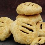 A stack of Eccles cakes.