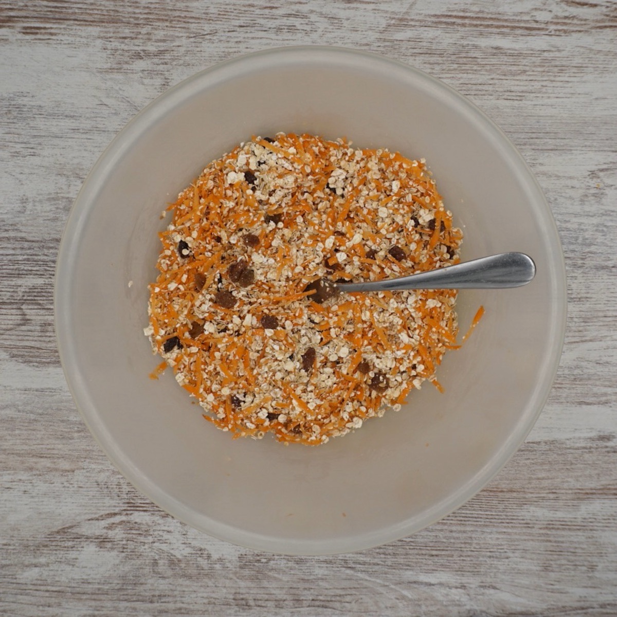 Baking ingredients in a bowl.