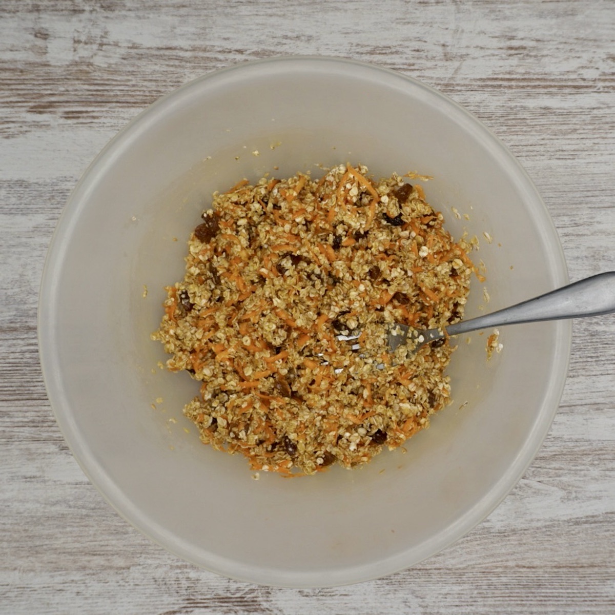 Baking ingredients in a bowl.